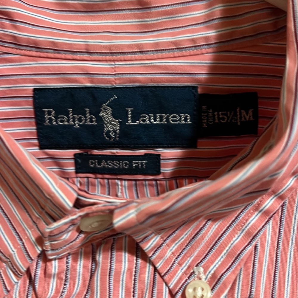 Mens Ralph Lauren button down - Picture 3 of 3